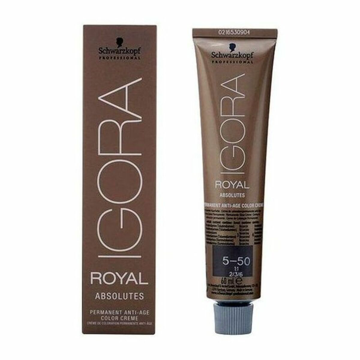 Permanent Anti-Ageing Dye Igora Royal Absolutes Schwarzkopf 4045787200768 Nº 5-50 Nº 5-50 60 ml