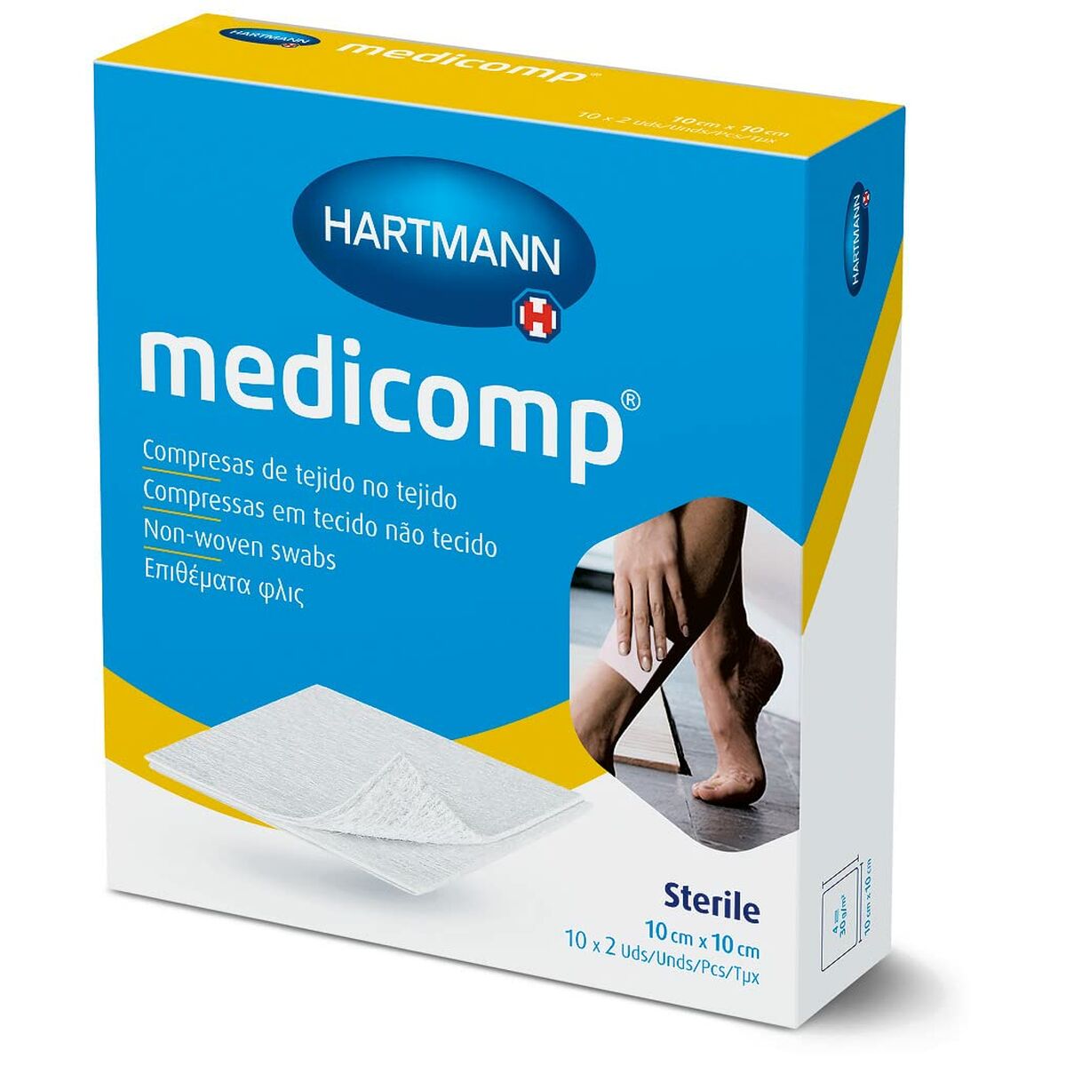 Sterilized Gauze Hartmann Medicomp 10 x 10 cm 20 Units