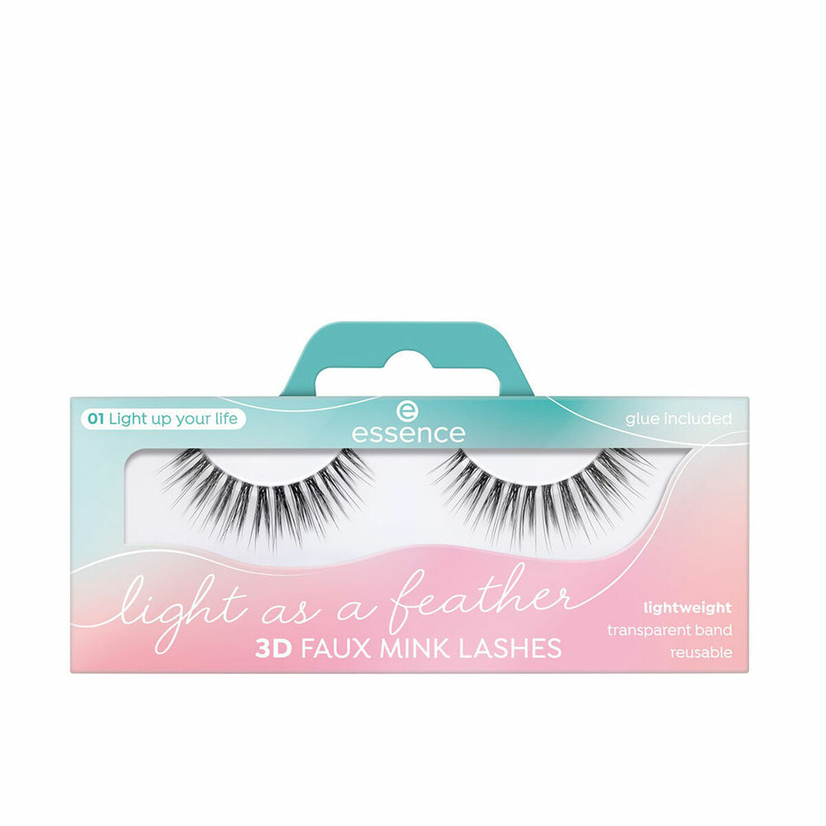 Set of false eyelashes Essence Light as a Feather Nº 01