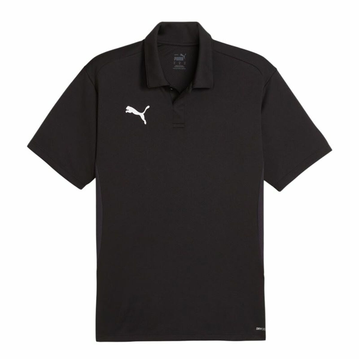 Short Sleeve Polo Shirt Puma Individual Padel Black