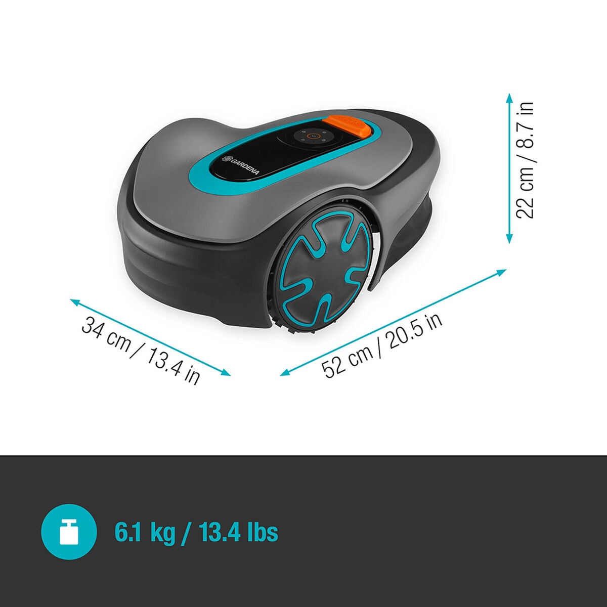 Lawn mowing robot Gardena