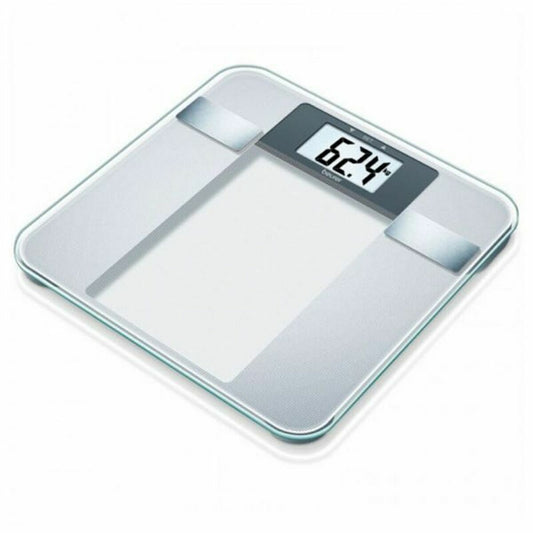 Digital Bathroom Scales Beurer 760.30 Silver Glass Beurer