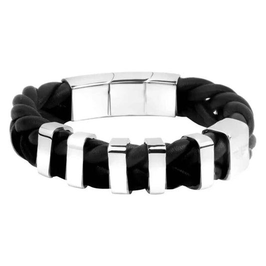 Men's Bracelet Police Leather 19 cm Police