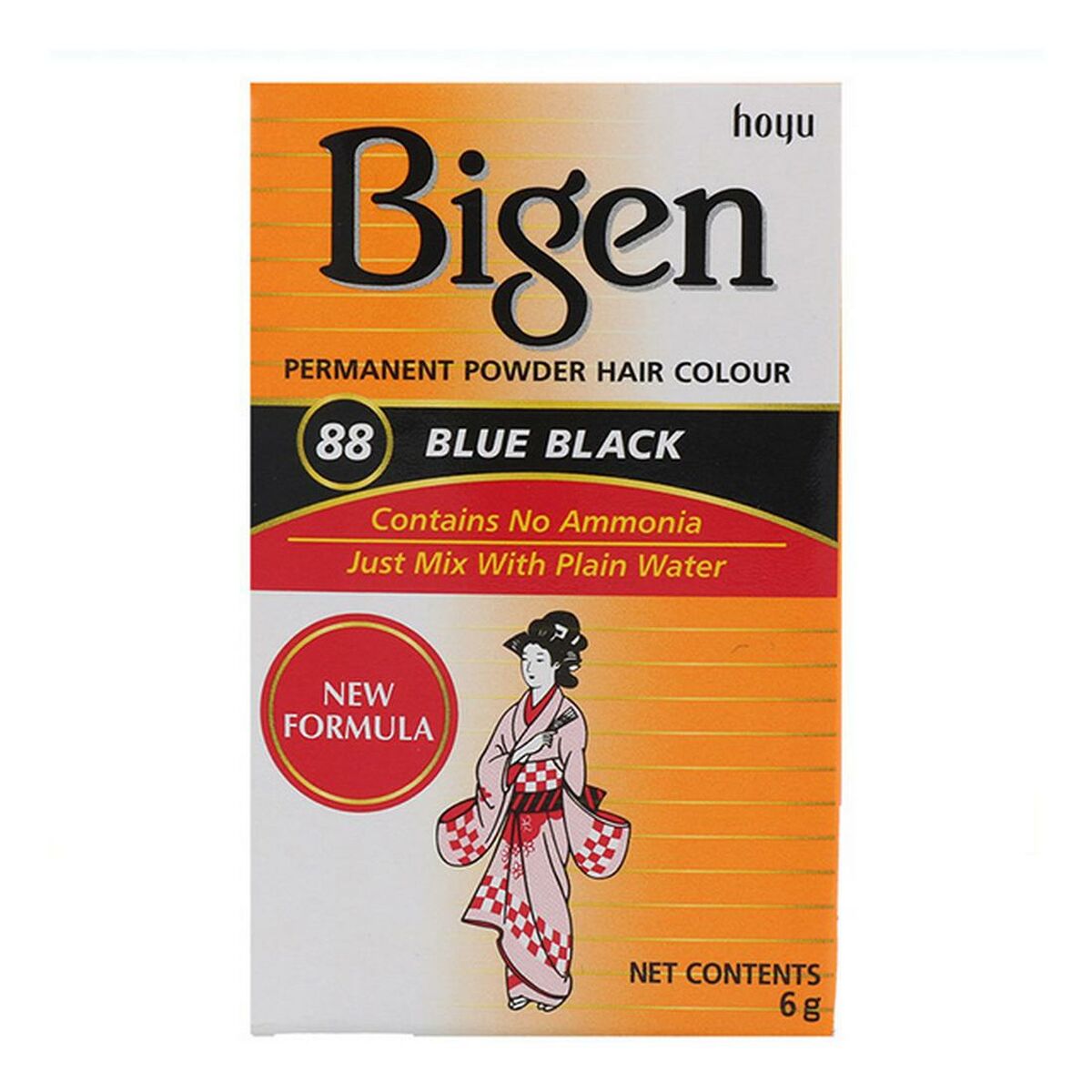 Permanent Dye Bigen 88 Negro Blue Black Nº 0-88 (6 gr) Bigen