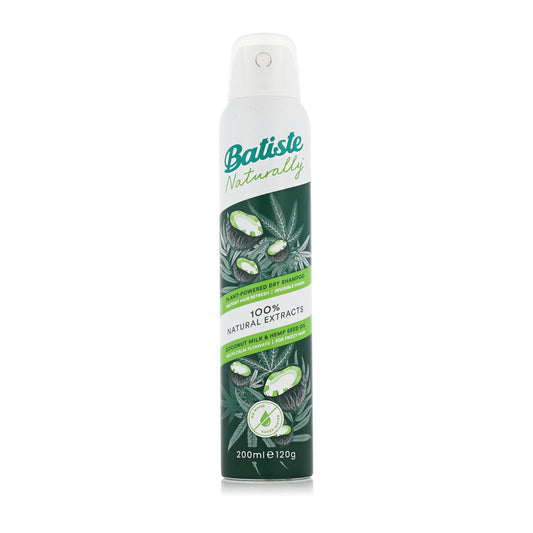 Dry Shampoo Batiste Naturally 200 ml Coconut milk CBD Batiste