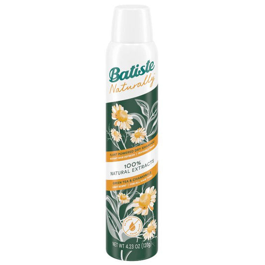 Dry Shampoo Batiste Naturally 200 ml Green Tea Camomile Batiste