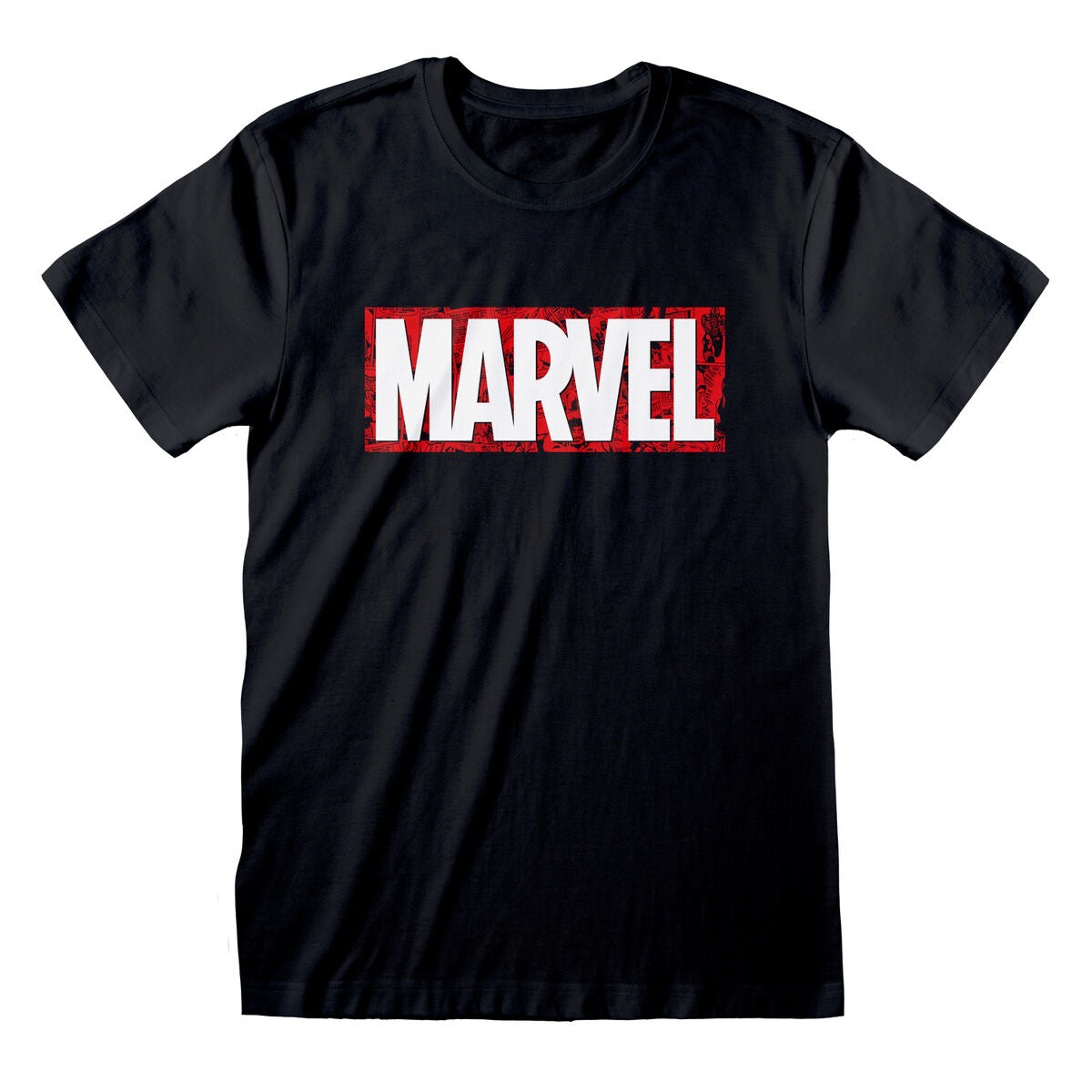 Unisex Short Sleeve T-Shirt Marvel Black Marvel