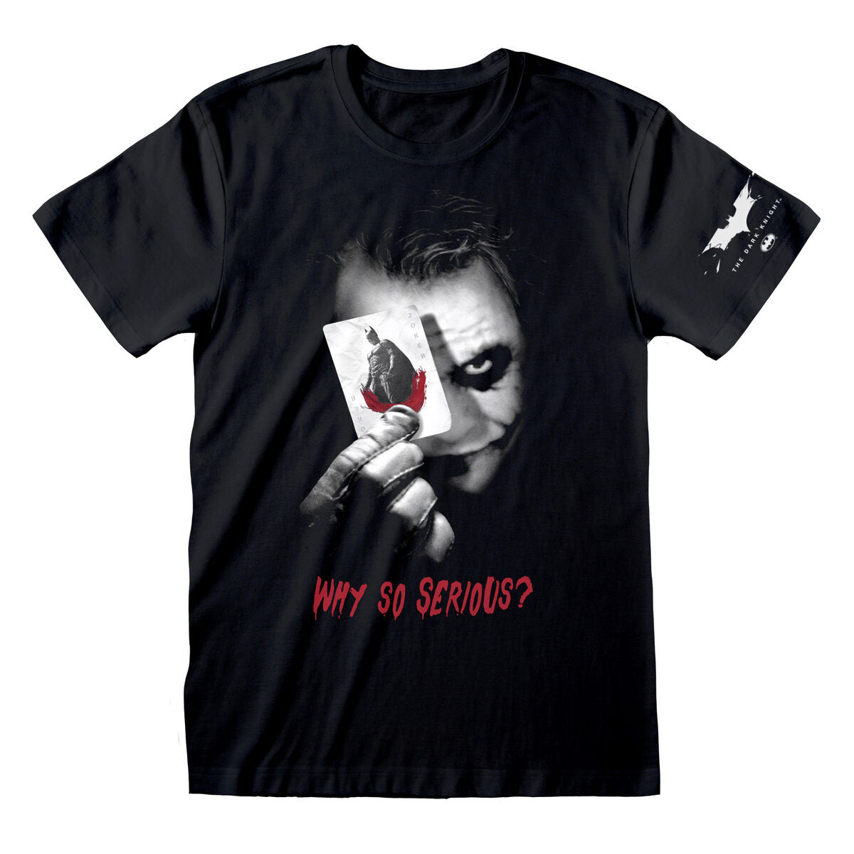 Unisex Short Sleeve T-Shirt Batman Why So Serious Black Batman