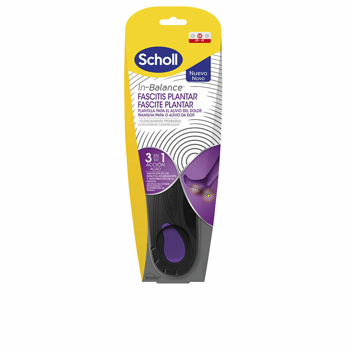 Stencils Scholl Fascitis Plantar M 40-42 Scholl