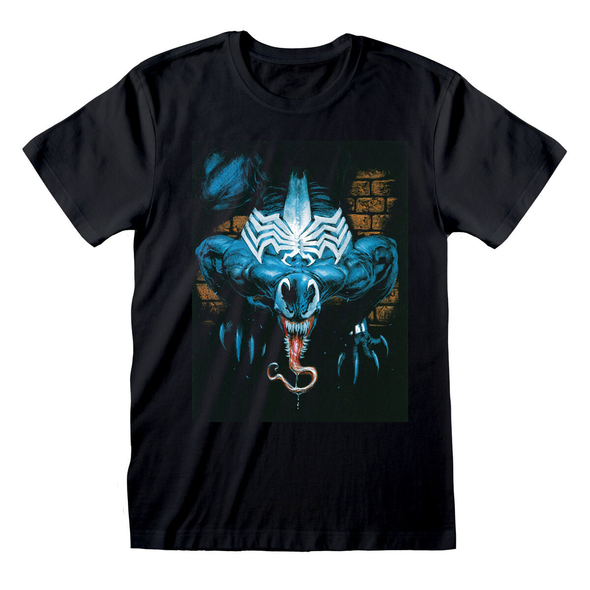 Short Sleeve T-Shirt Marvel Wall Lurker Black Unisex Marvel