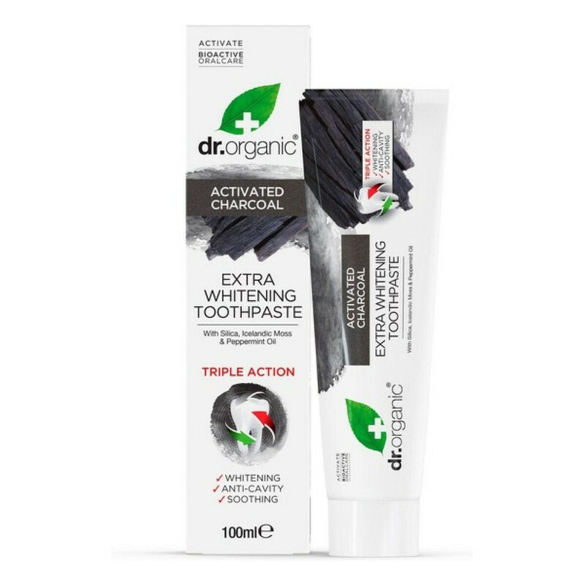 Toothpaste Carbón Dr.Organic (100 ml) Dr.Organic