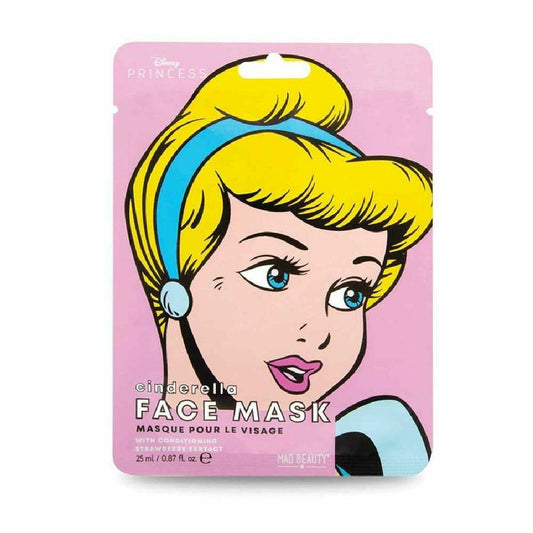 Facial Mask Mad Beauty DIsney Princess Cinderella (25 ml) Mad Beauty