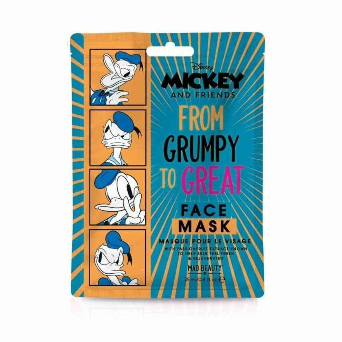 Facial Mask Mad Beauty Disney M&F Donald (25 ml) Mad Beauty