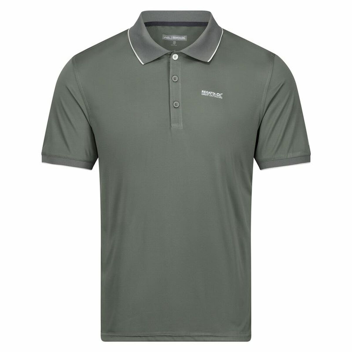 Men’s Short Sleeve Polo Shirt Regatta Remex II Olive Regatta