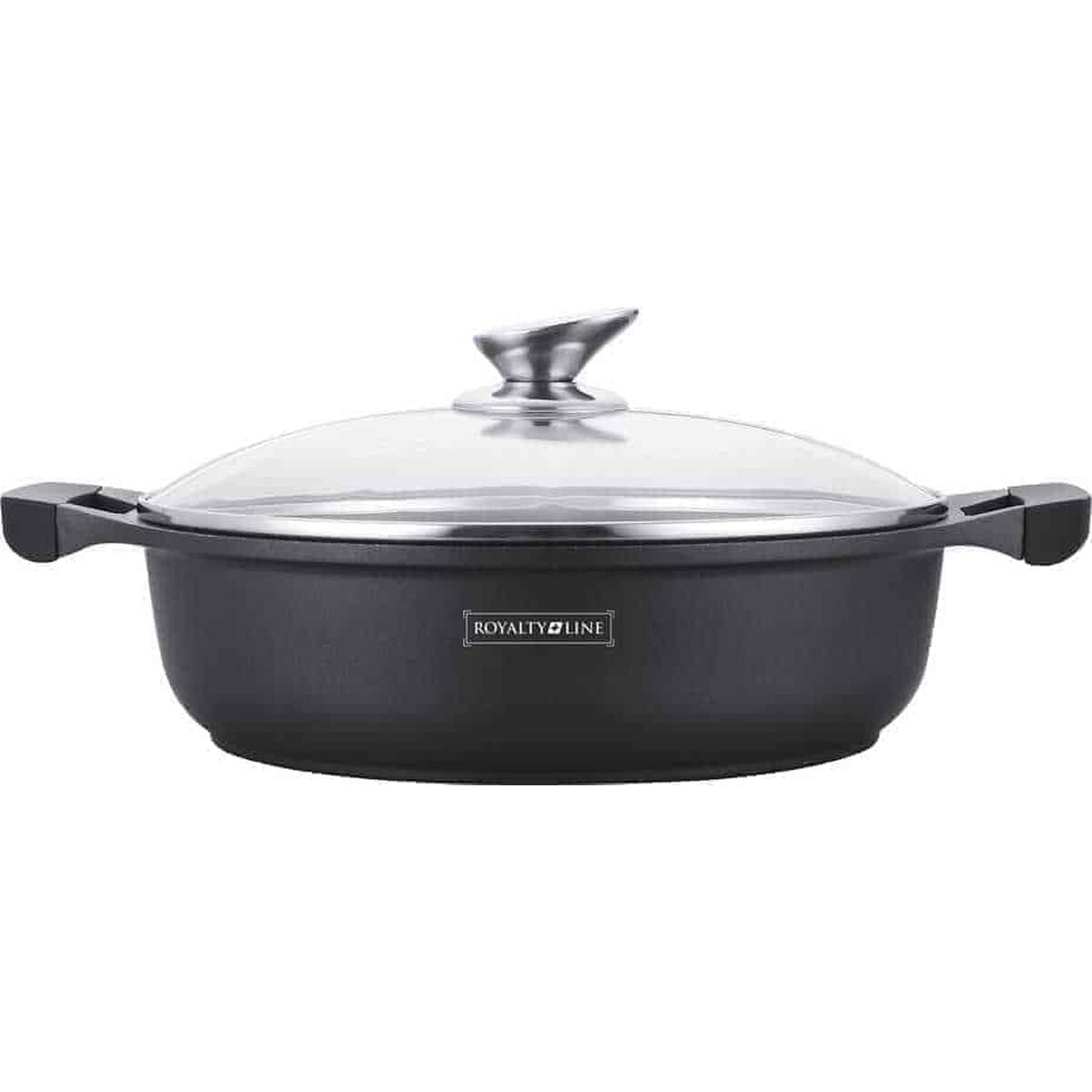 Saucepan Royalty Line Black 28 x 28 x 9 cm