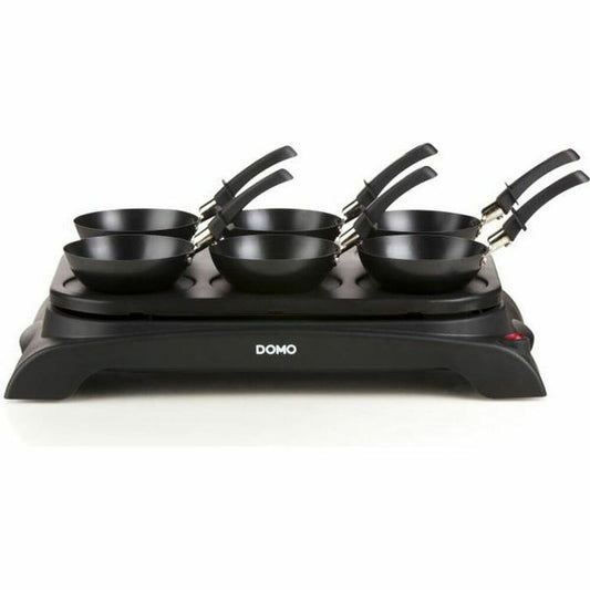 Wok Pan DOMO DO8710W 1000W Black