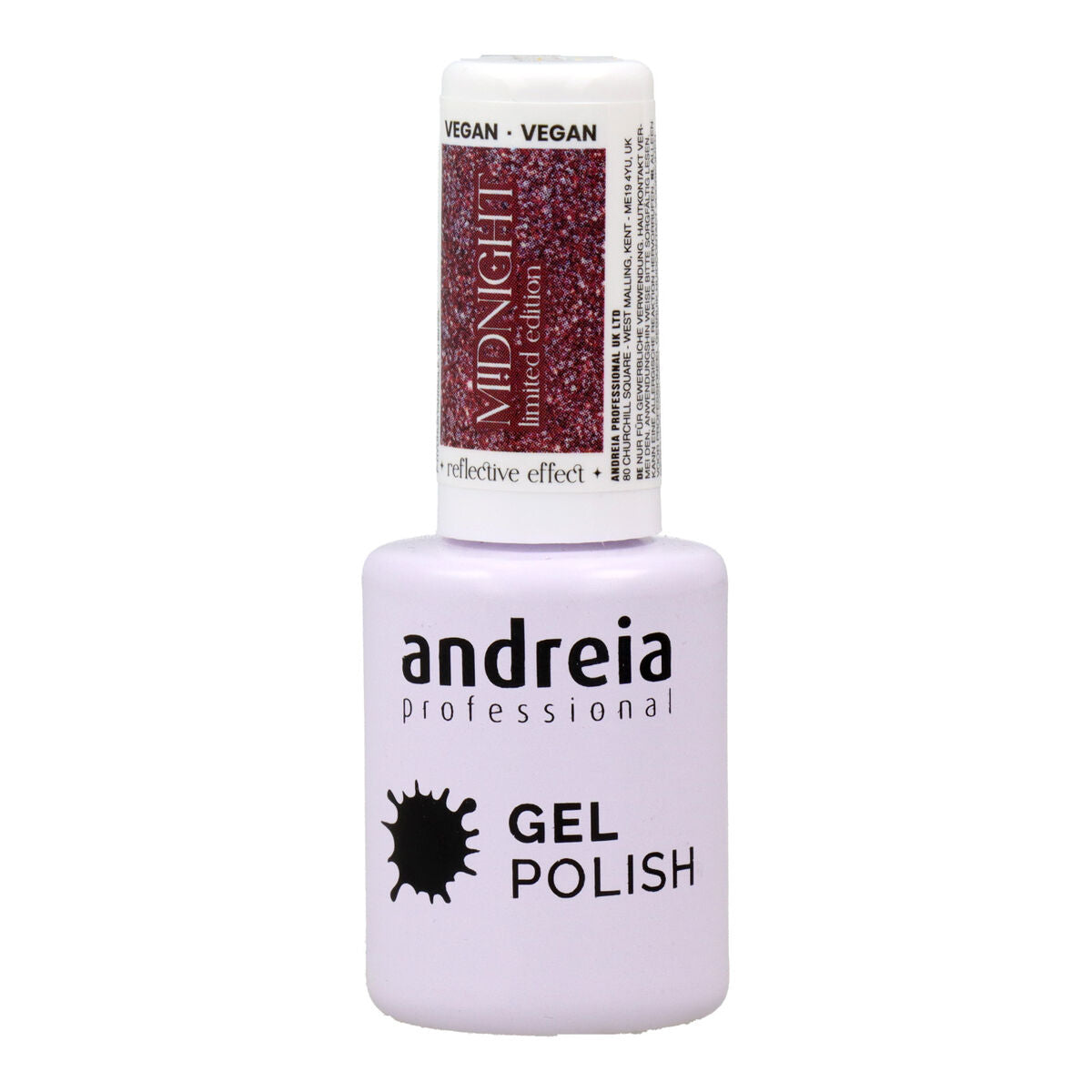 Nail Polish Semi-permanent Andreia Polish Reflective Colors Md3 Red 10,5 ml Andreia