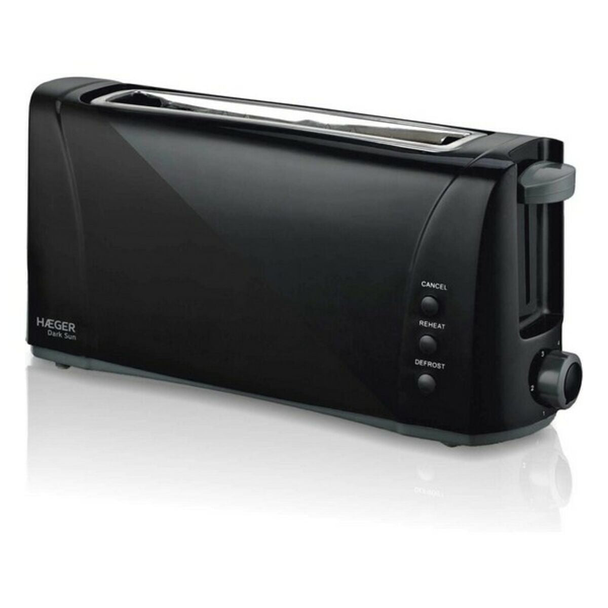 Toaster Haeger TO-100.007A 1000 W Black Haeger