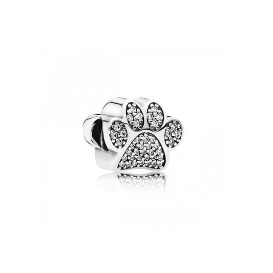 Ladies' Beads Pandora SPARKLING PAW PRINT & HEART