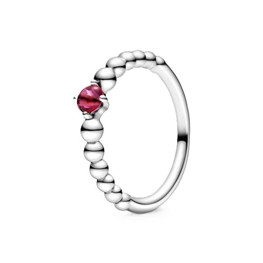 Ladies' Ring Pandora RED STONE - RING - SIZE 56 Pandora