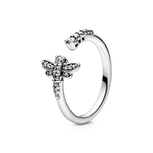 Ladies' Ring Pandora SPARKLING DRAGONFLY - RING - SIZE 54 Pandora