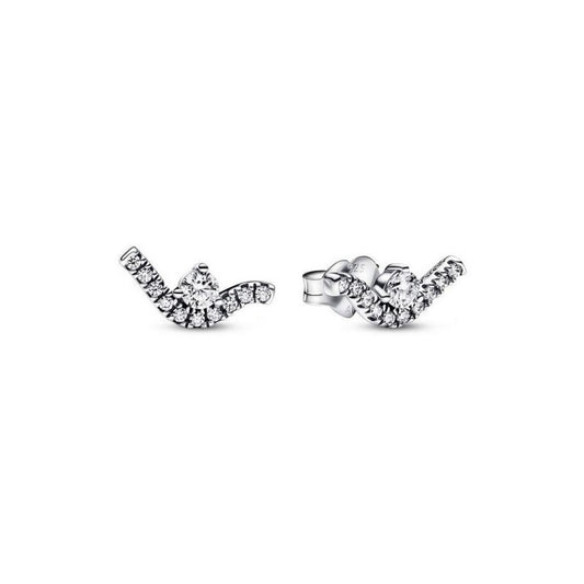 Ladies' Earrings Pandora SPARKLING WAVE Sterling silver 925 Pandora