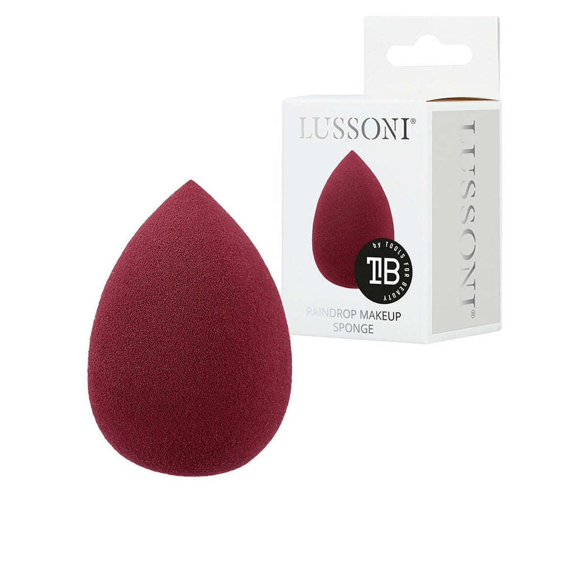 Make-up Sponge Lussoni Raindrop Maroon Lussoni