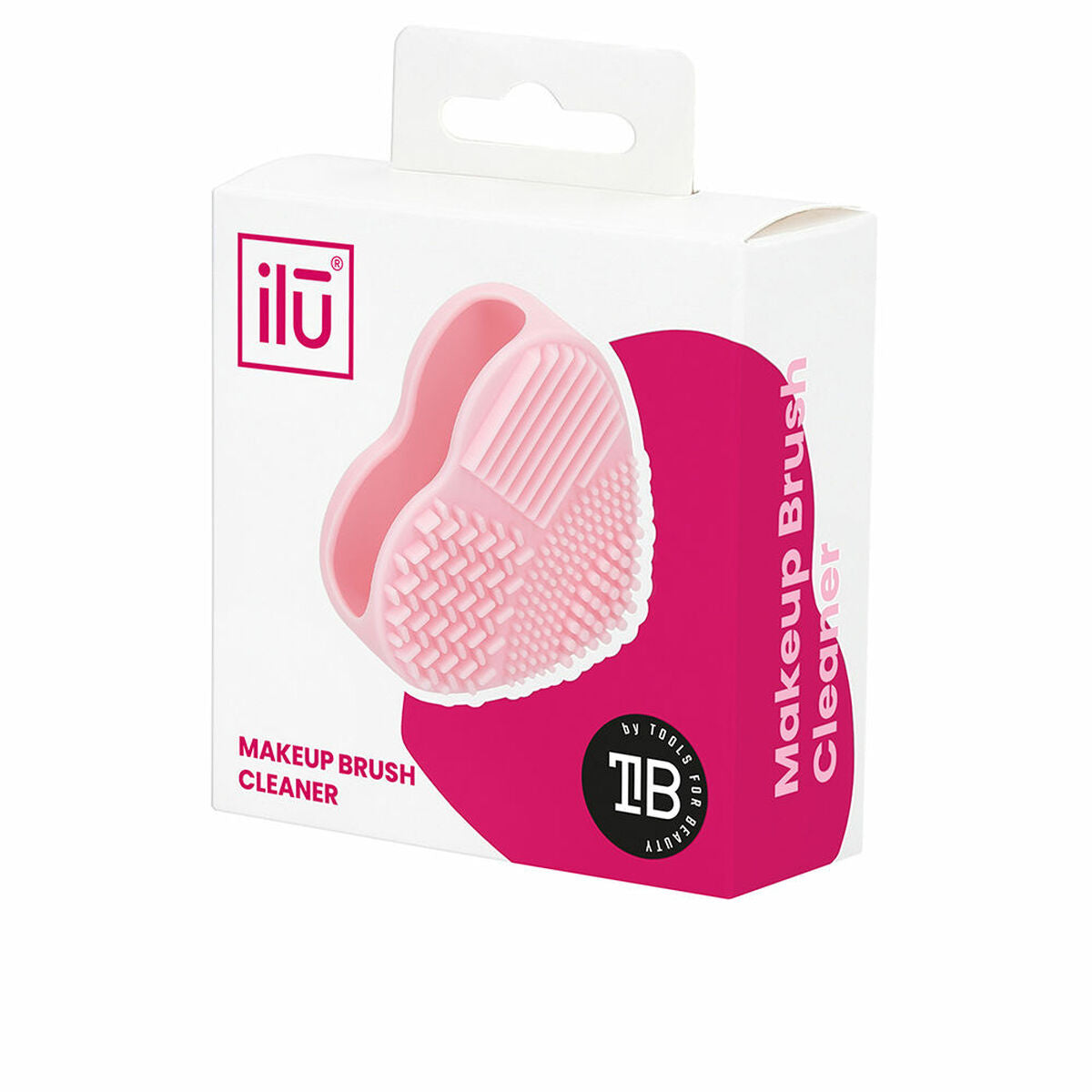 Make-up Brush Cleaner Ilū Brush Cleaner Heart Silicone (1 Unit) Ilū