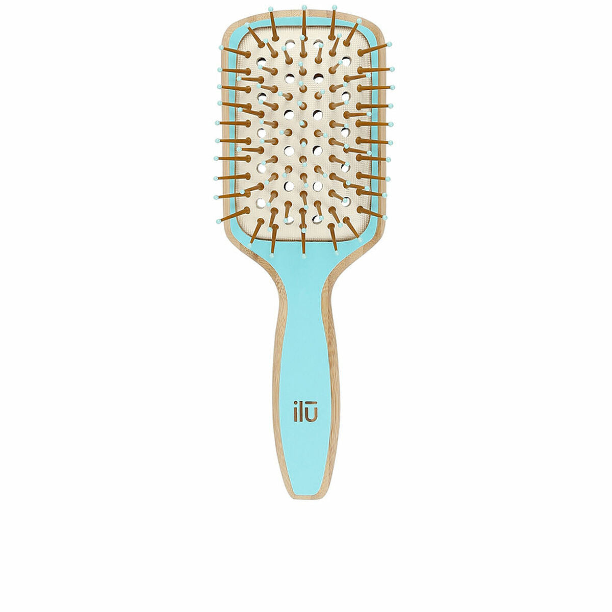 Detangling Hairbrush Ilū Bamboom Squared Blue Ilū