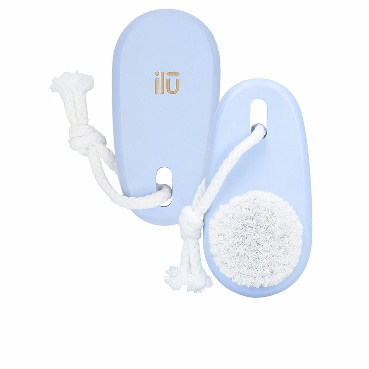 Facial Cleansing Brush Ilū Bamboon Blue Oval Ilū