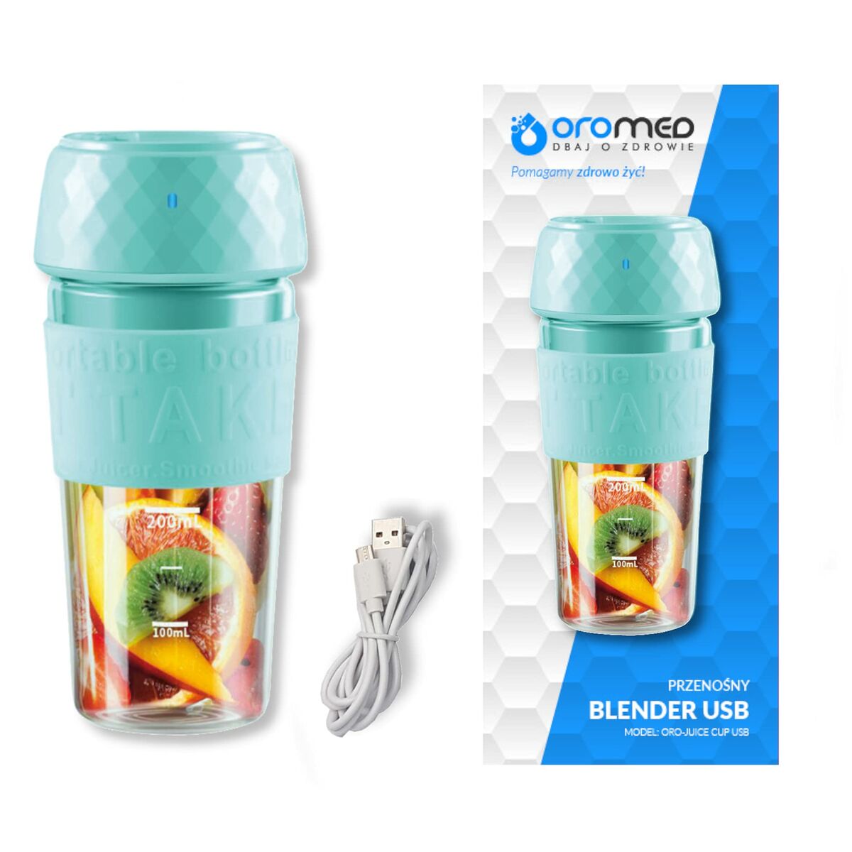 Liquidiser Oromed ORO-JUICE CUP MIĘTOWY 40 W Mint