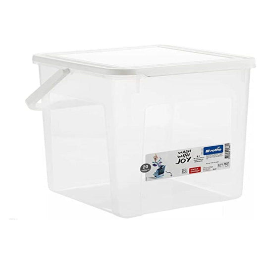 Container Rotho Basic White Transparent 9 L Rotho