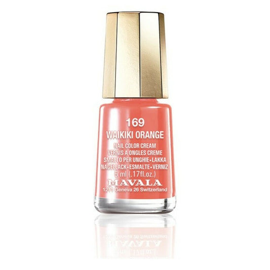 Nail polish Nail Color Cream Mavala 169-waikiki orange (5 ml)