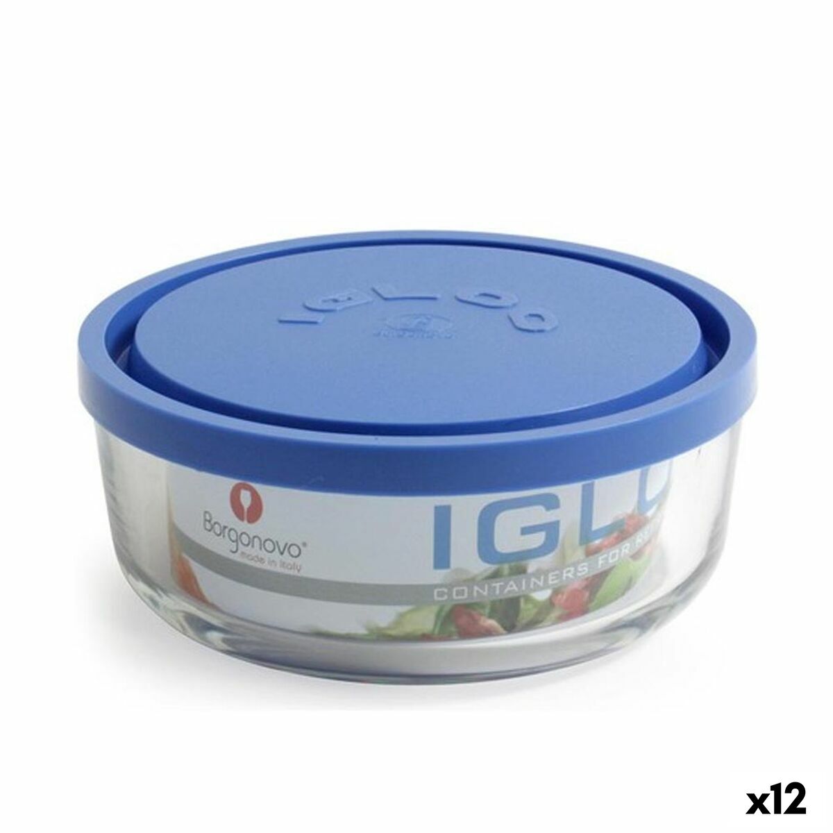 Jar Borgonovo ghui-ytof-1835 Blue With lid 1,47 L (18 cm) Borgonovo