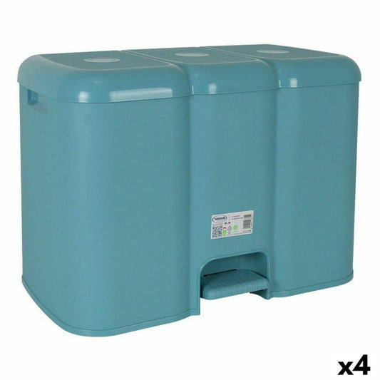 Waste bin Tontarelli Patty Blue (4 Units) Tontarelli