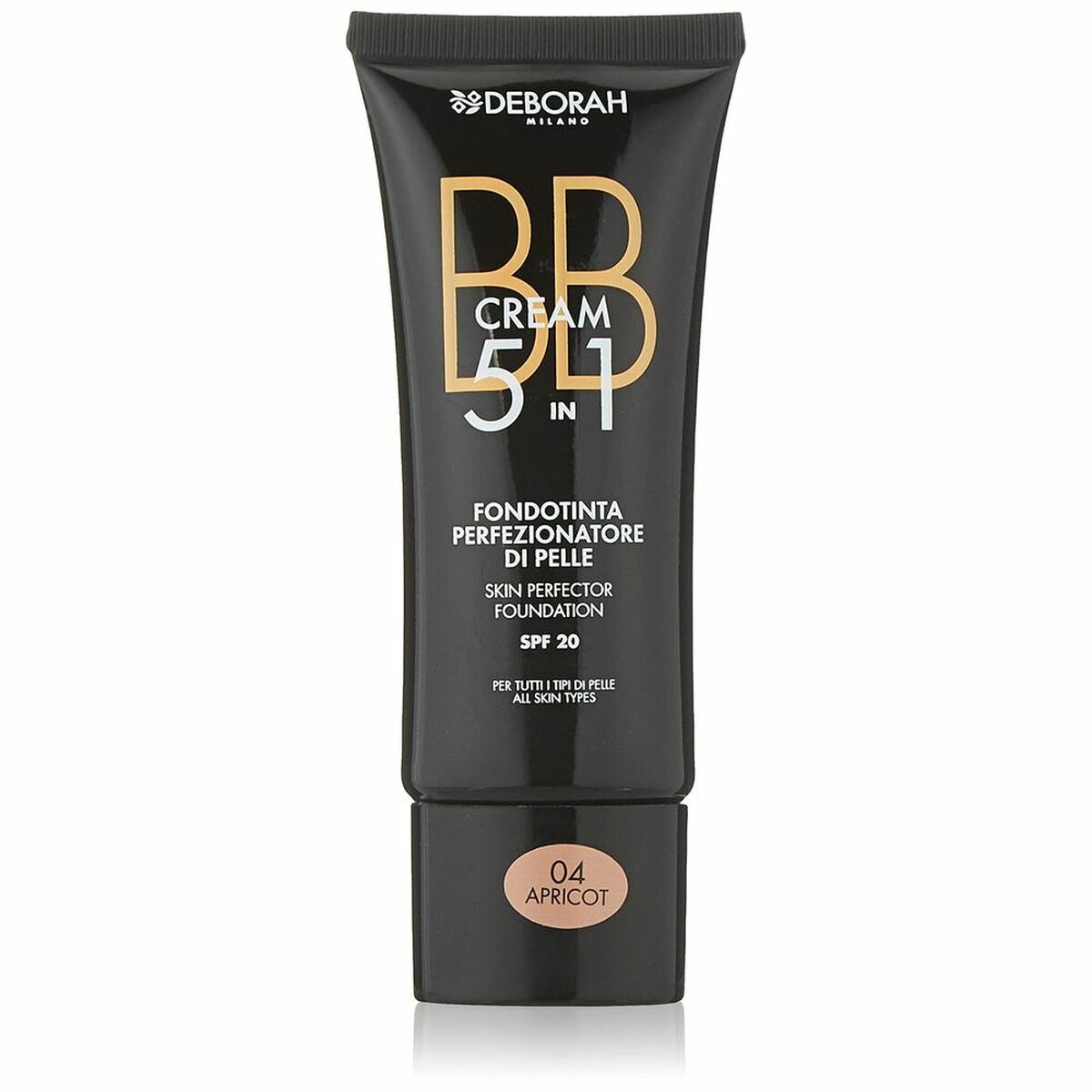 Hydrating Cream with Colour BB Cream Deborah 2147 5-in-1 Nº 04-Apricot