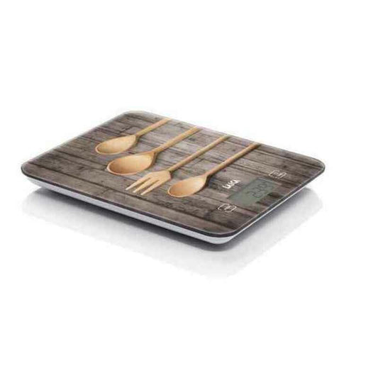 Digital Kitchen Scale LAICA KS5010 Spoons Brown 10 kg (18,5 x 22,7 x 1,7 cm) LAICA