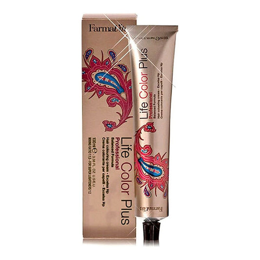 Permanent Dye Life Color Plus Farmavita Nº 4 52 Chocolate Mahogany Brown (100 ml) Farmavita