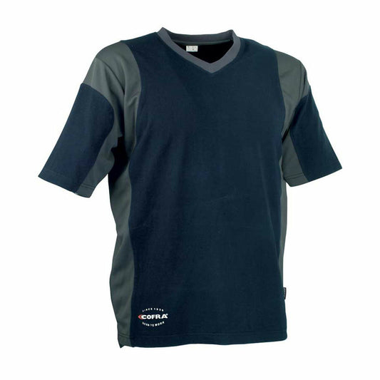 Men’s Short Sleeve T-Shirt Cofra Java Dark blue Cofra