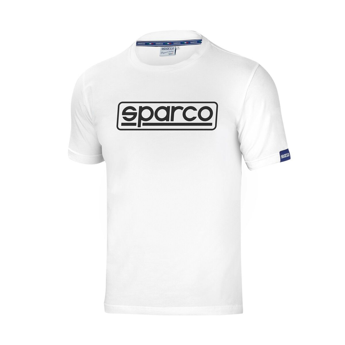 Men’s Short Sleeve T-Shirt Sparco FRAME White Sparco