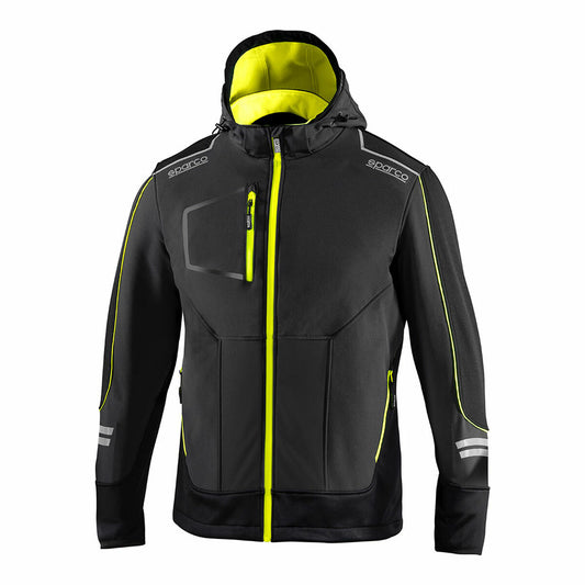 Men's Sports Jacket Sparco Tech Ndis Black