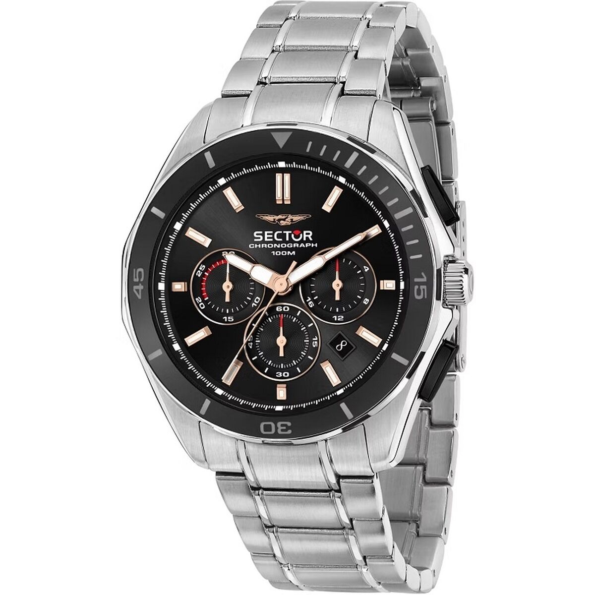 Men's Watch Sector 790 Black Silver Sector