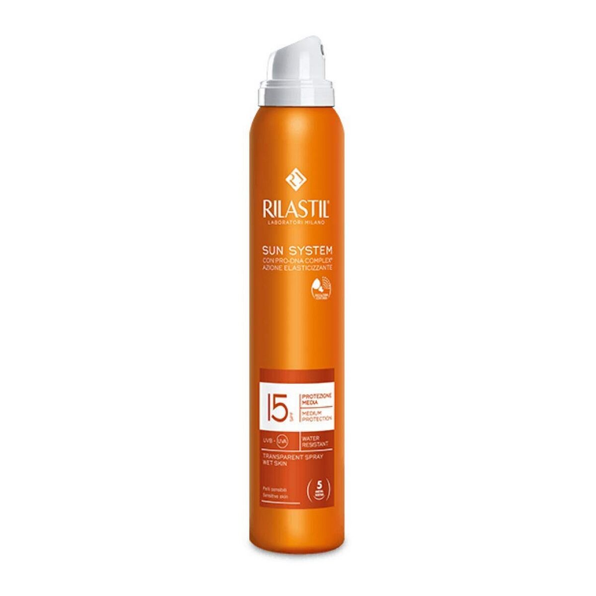 Body Sunscreen Spray Rilastil Sun System Transparent Spf 50+ (200 ml) Rilastil