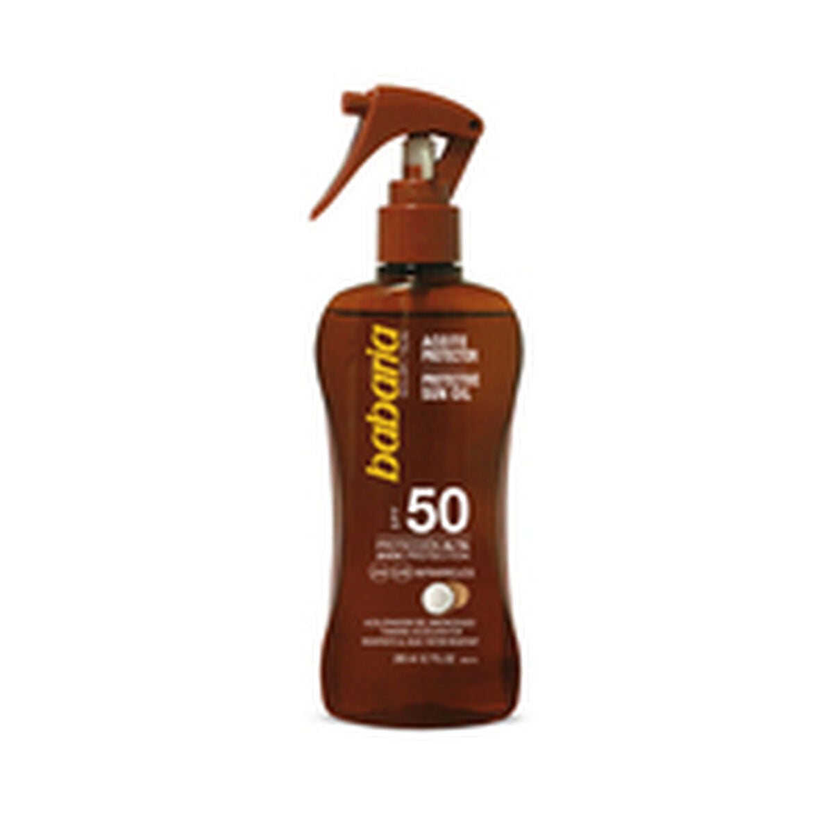 Protective Oil Babaria F-50 200 ml Coconut Spray Babaria