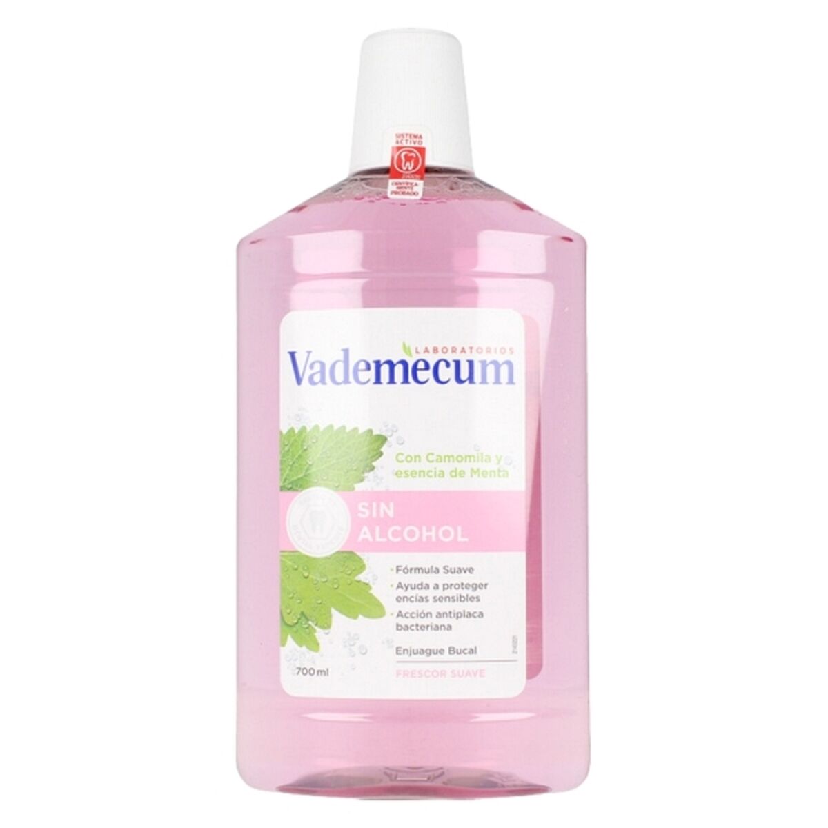 Mouthwash Vademecum Enjuague Bucal Sin Alcohol 700 ml