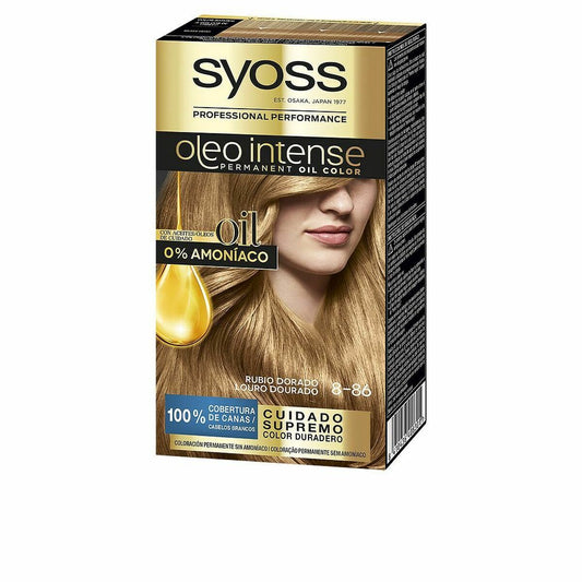 Dye No Ammonia Syoss Olio Intense Nº 8,86 Nº 9.0-rubio muy claro (5 uds)