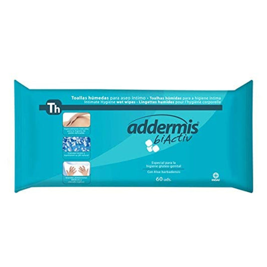 Moist Wipes ADDERMIS BIACTIV Indasec 889-0760 (60 uds) (60 uds)