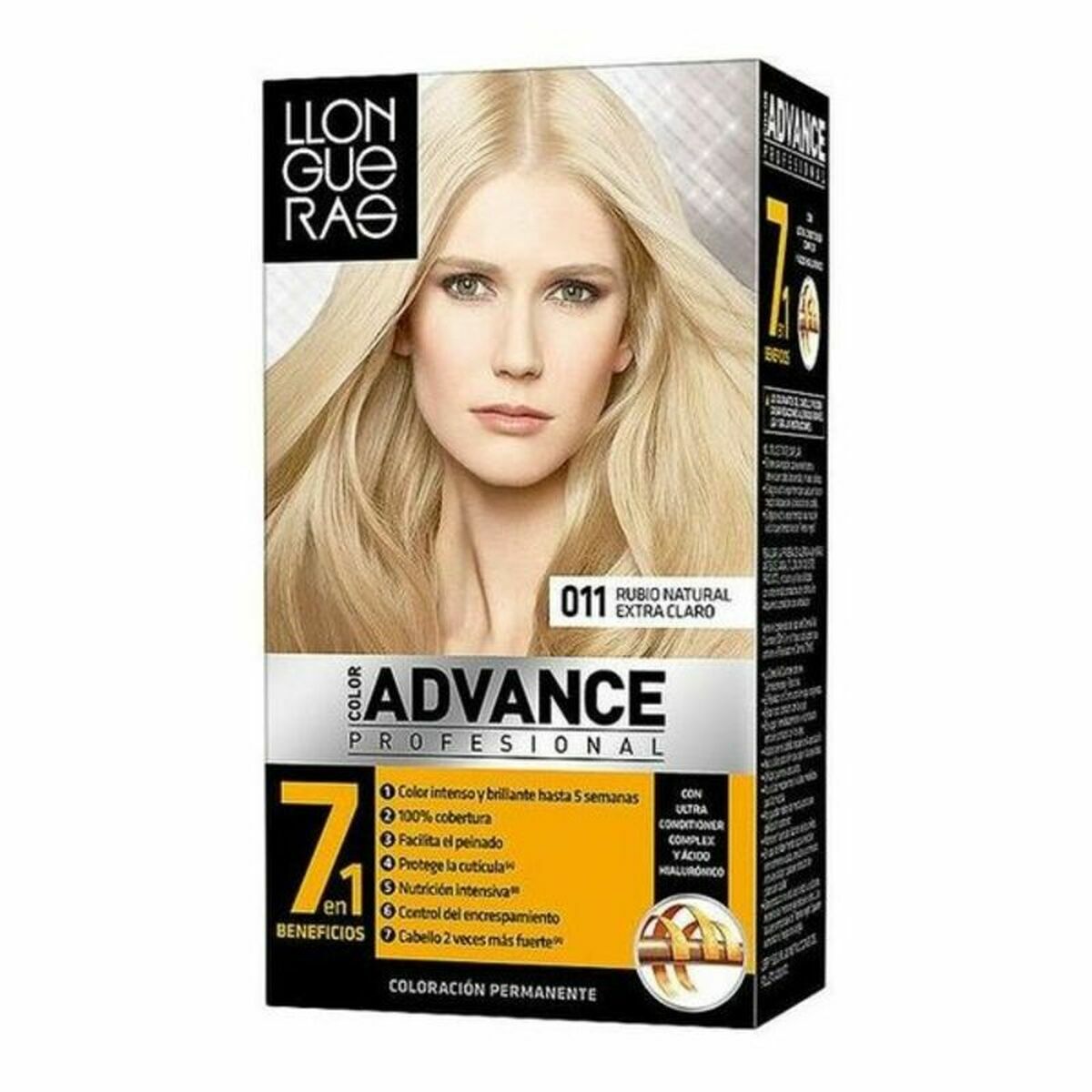 Permanent Dye Color Advance Llongueras 8410436257220 Extra Light Natural Blonde Llongueras