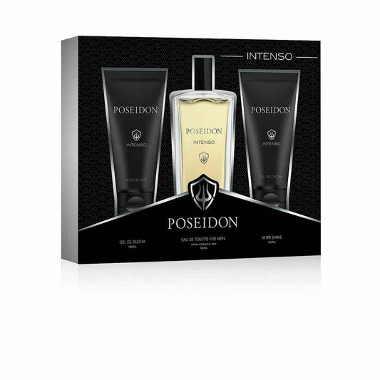 Men's Perfume Set Poseidon Intenso 3 Pieces Poseidon