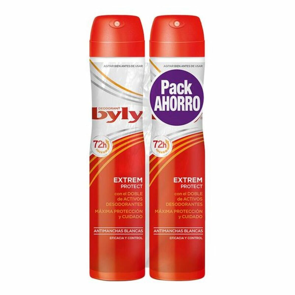 Spray Deodorant Extrem Protect Byly 8411104041158 (2 uds) 200 ml Byly